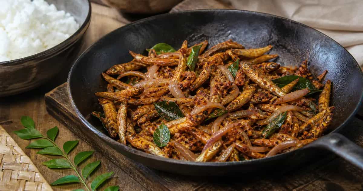Nethili Karuvadu Fry (Varuval)