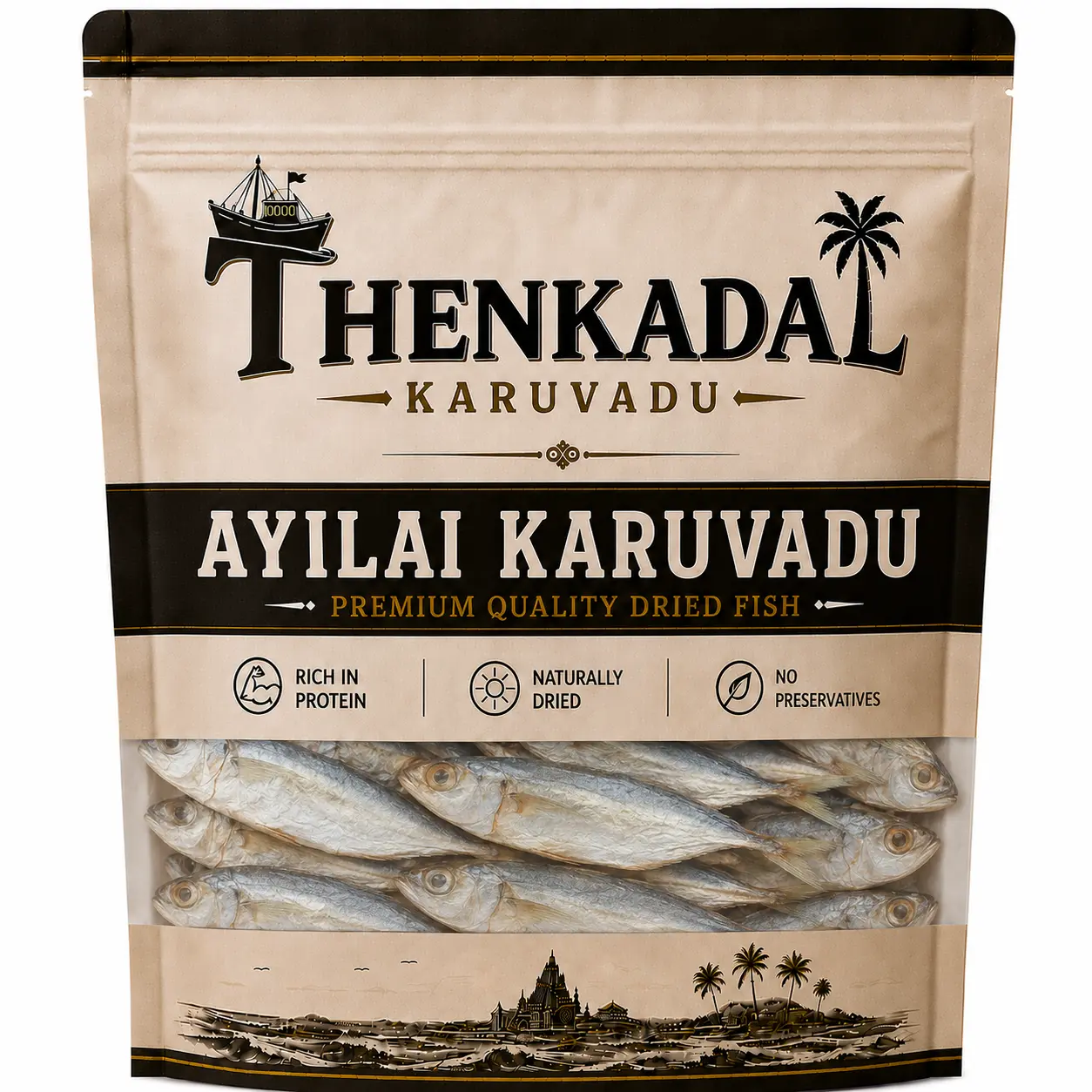 Ayilai Karuvadu (Indian Mackerel - Large)